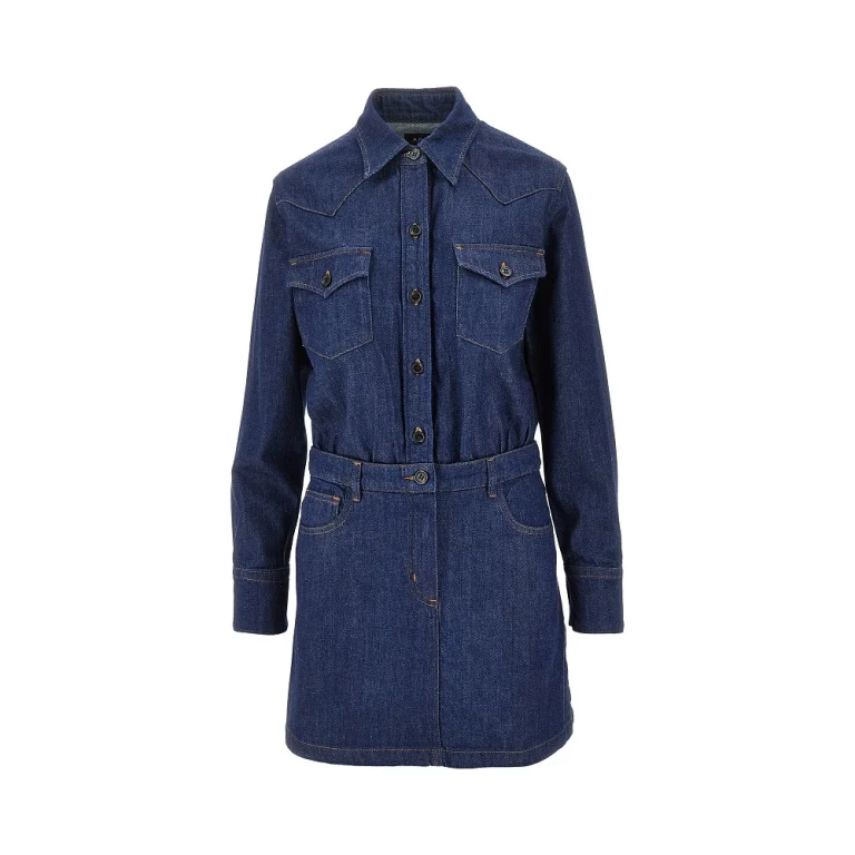 A. P.C. Denim short dress Woman 38
