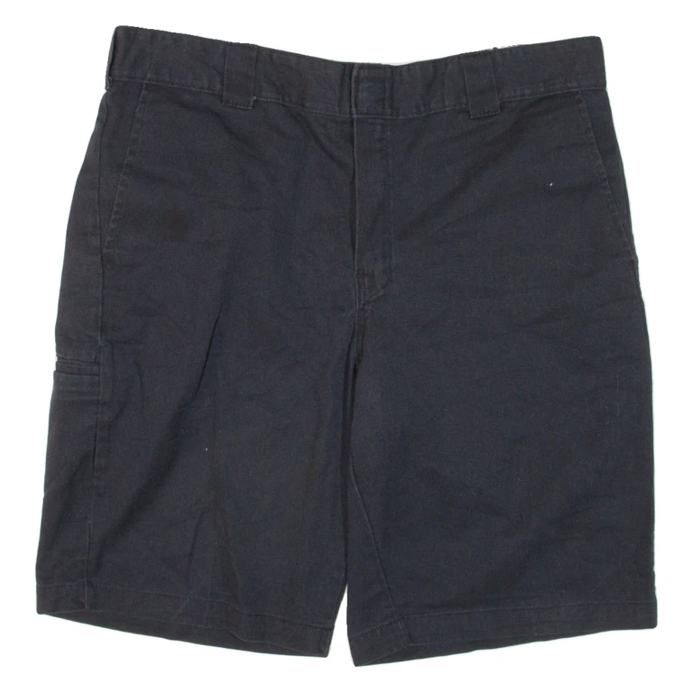 DICKIES Mens Workwear Shorts Black L W36