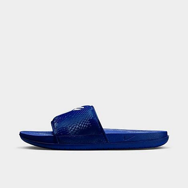Men's Kobe Offcourt Slide Sandals in Deep Royal Blue/White Size: 6.0
