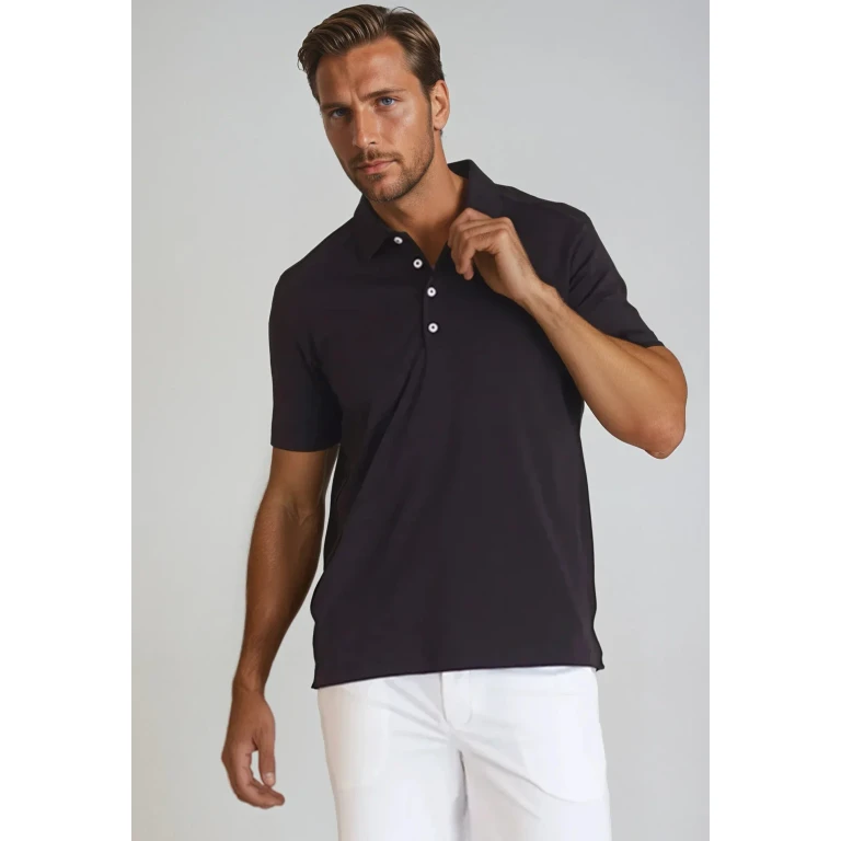 Coolest Polo Tech Shirt - Black