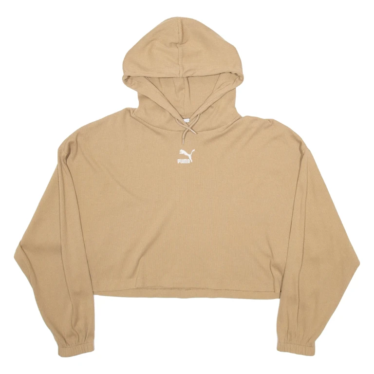 PUMA Womens Beige Hoodie L