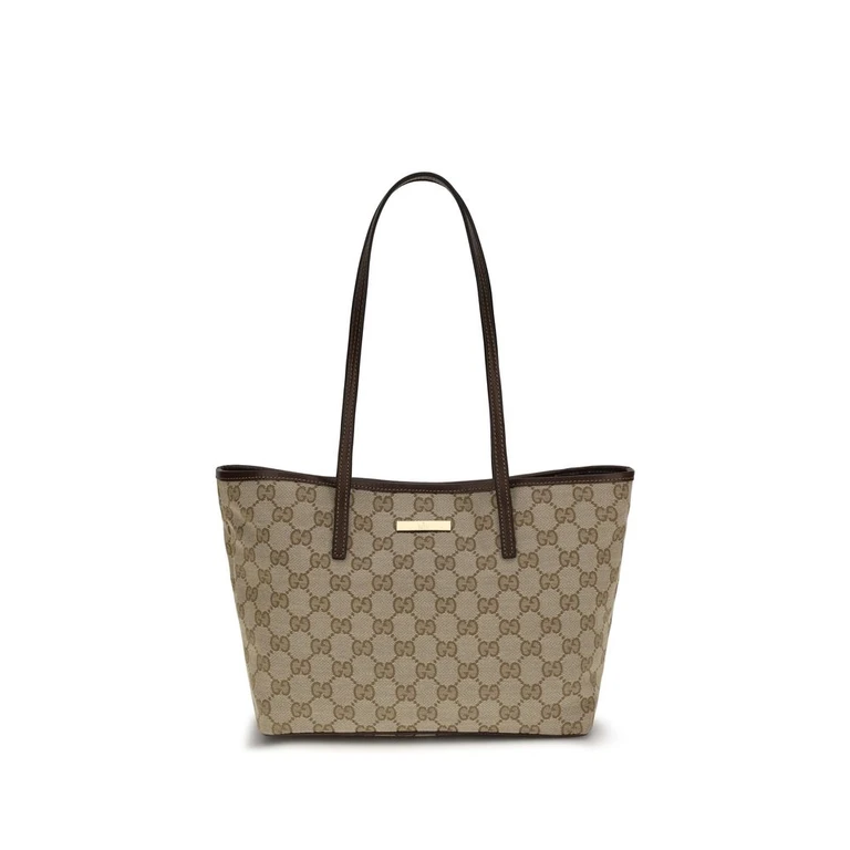 Gucci Beige Polyester Shoulder Bag - Women