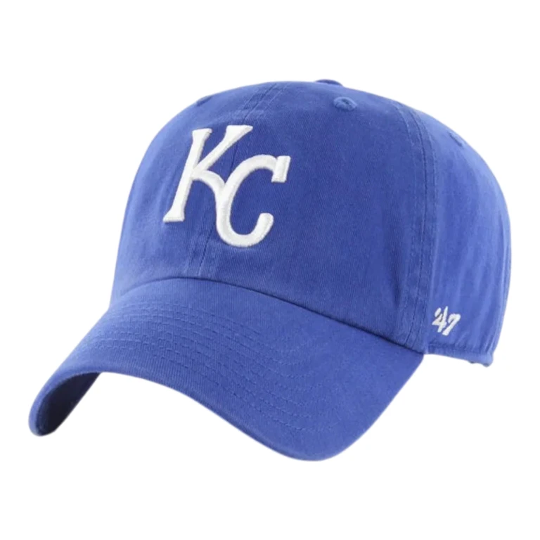 Clean Up Kansas City Royals Strapback Hat - Royal Blue Adjustable Cap