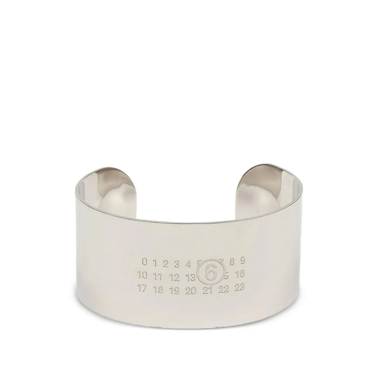 Numeric Signature Cuff Bracelet