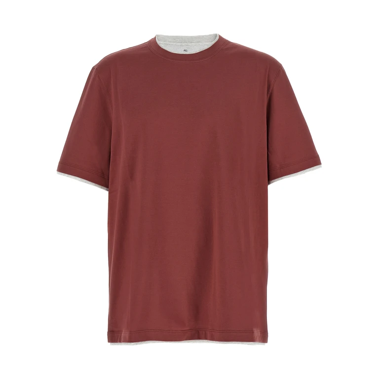 Brunello Cucinelli Multicolor Cotton T-Shirt - Men