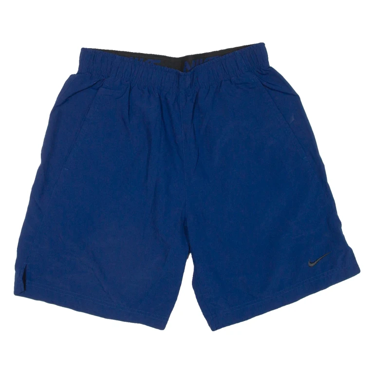 NIKE Mens Sports Shorts Blue Relaxed M W29