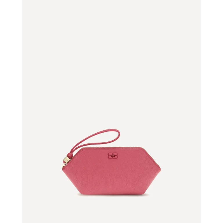 GANNI Grained leather Bou Pouch Female UNI