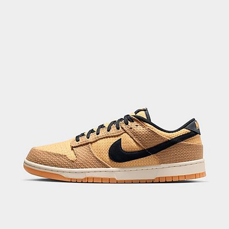 Nike Men's Dunk Low Retro SE Casual Shoes in Filbert/Twine/Coconut Milk Size: 7.5