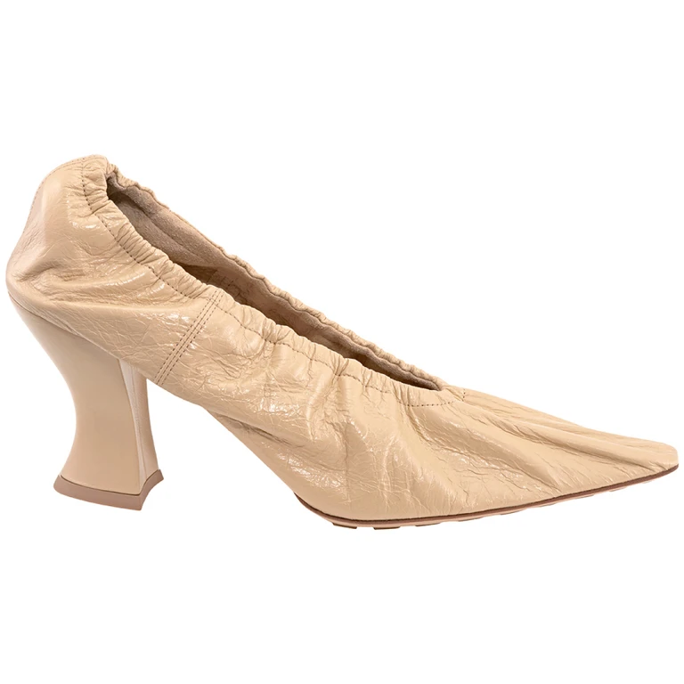 Bottega Veneta Beige Ladies Almond 75mm Pumps