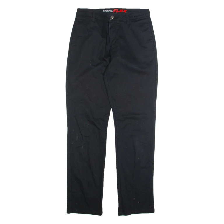 DICKIES Chino Mens Trousers Black Regular Straight W30 L30
