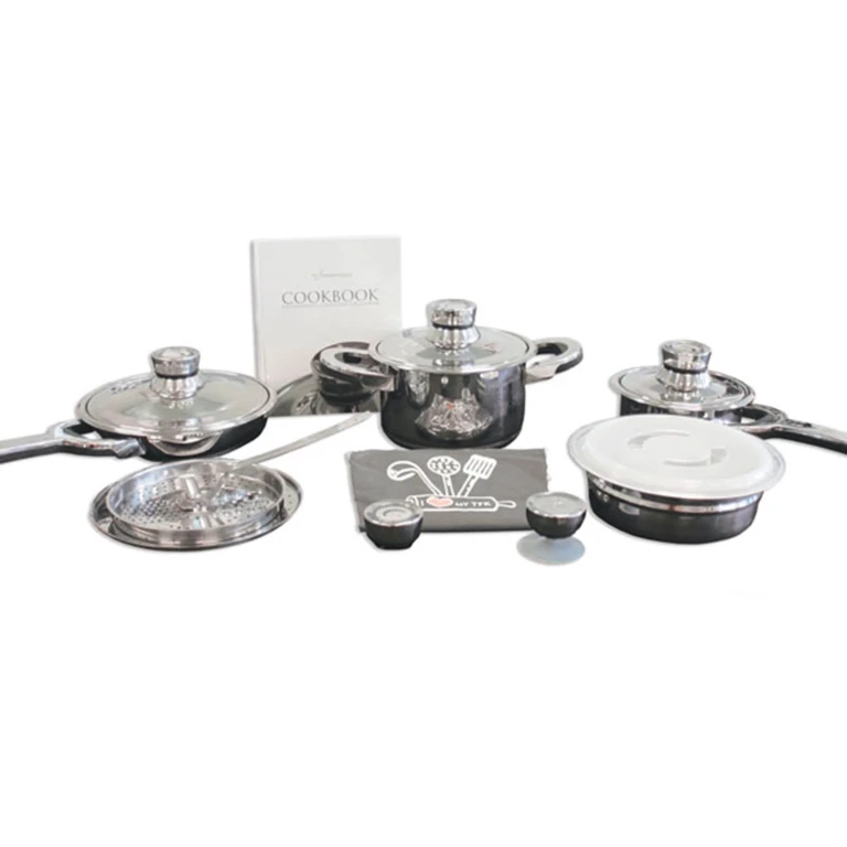 TFK 15Pc Gourmet 18/10 Stainless Steel Cookware Set