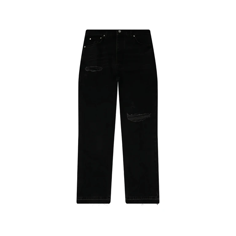 REPRESENT Heaton Straight Fit Distressed Denim Jeans (MLM10110801)