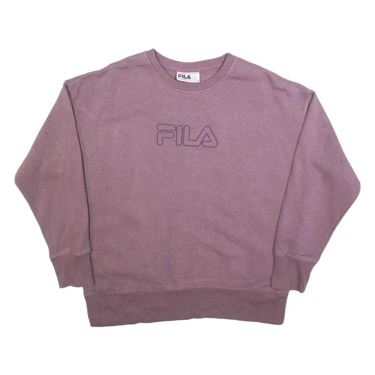 FILA Womens Sweatshirt Purple XL
