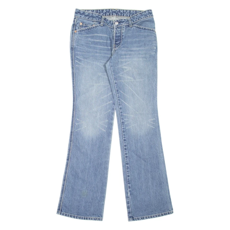 LEVI'S 599 Womens Jeans Blue Regular Bootcut Stone Wash W29 L32
