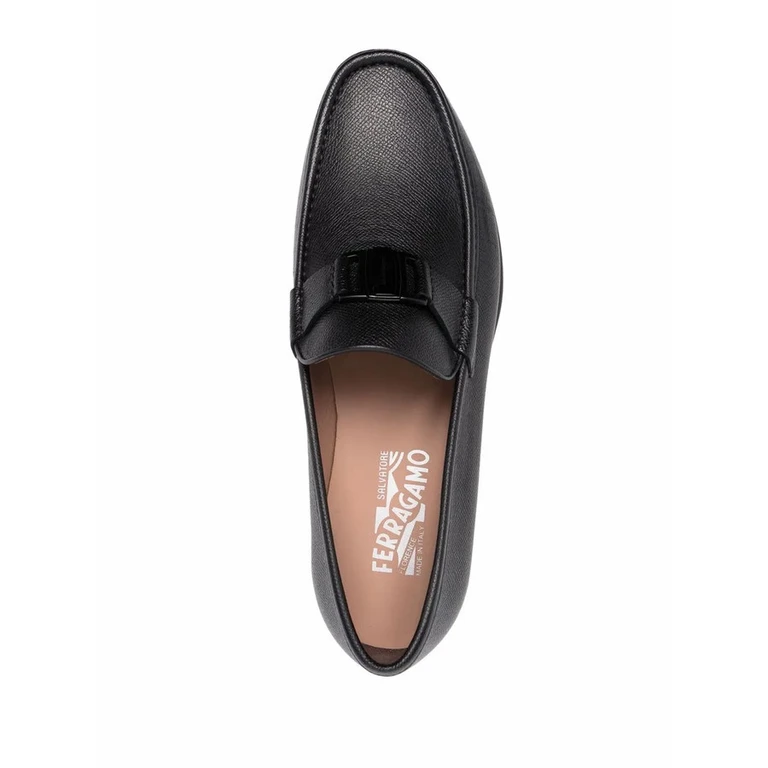Ferragamo Mens Black Loafer Loafers (020390746351)
