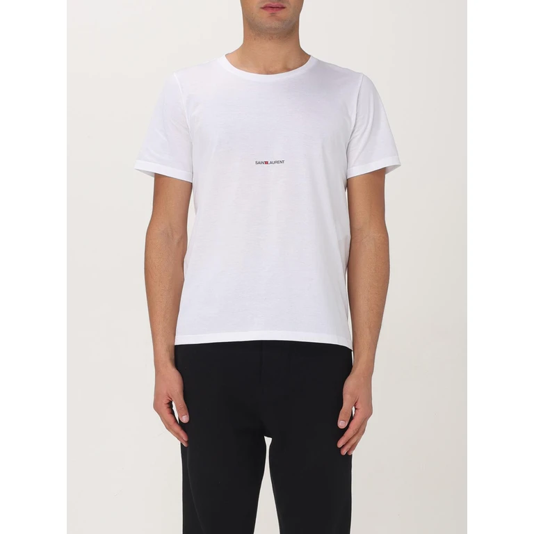 SAINT LAURENT T-Shirt Men color White (464572YB2DQ9000)