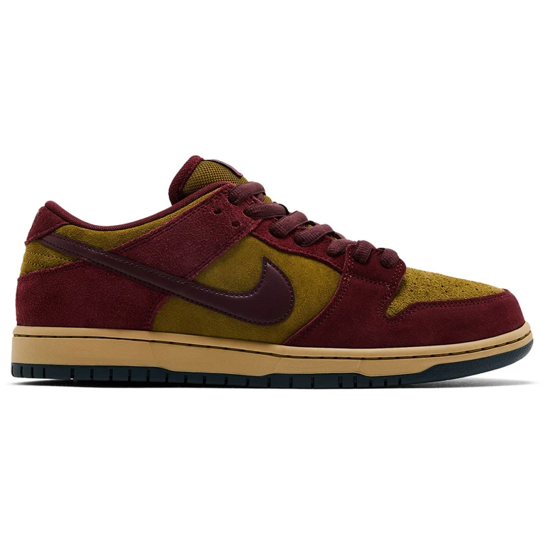Men's Sb Dunk Low 'Dark Team Red Olive Flak' Sneakers