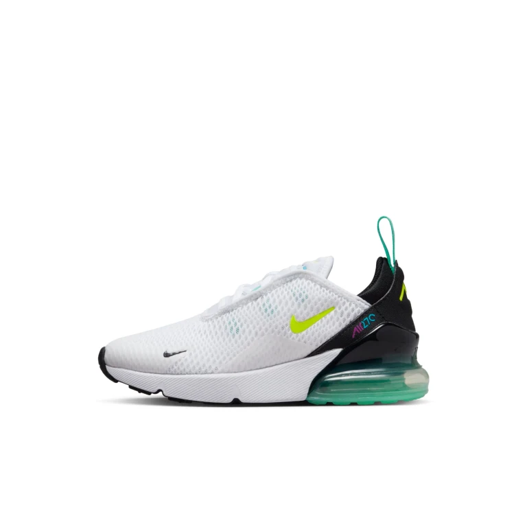 Preschool Air Max 270 Ps 'White Volt' Sneakers