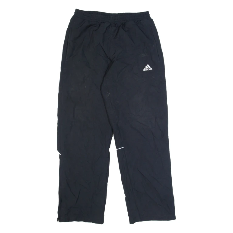 ADIDAS Mens Track Pants Black Straight M W28 L30
