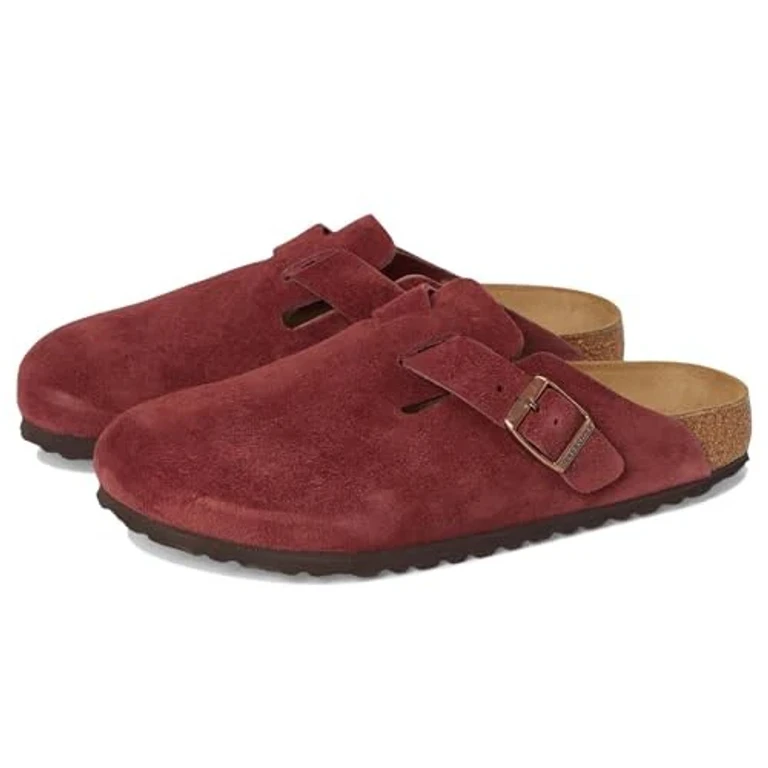 Boston Bs Suede Leather Clogs