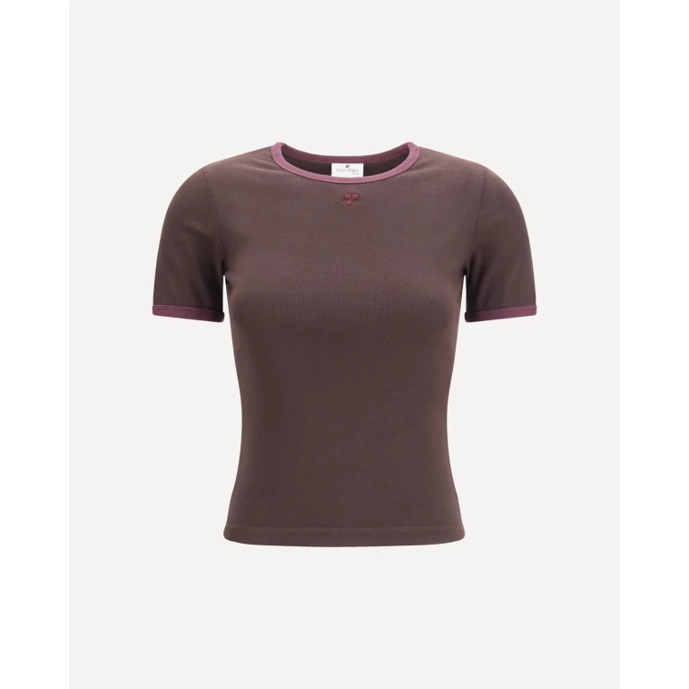 COURRÈGES Cotton T-shirt Female M