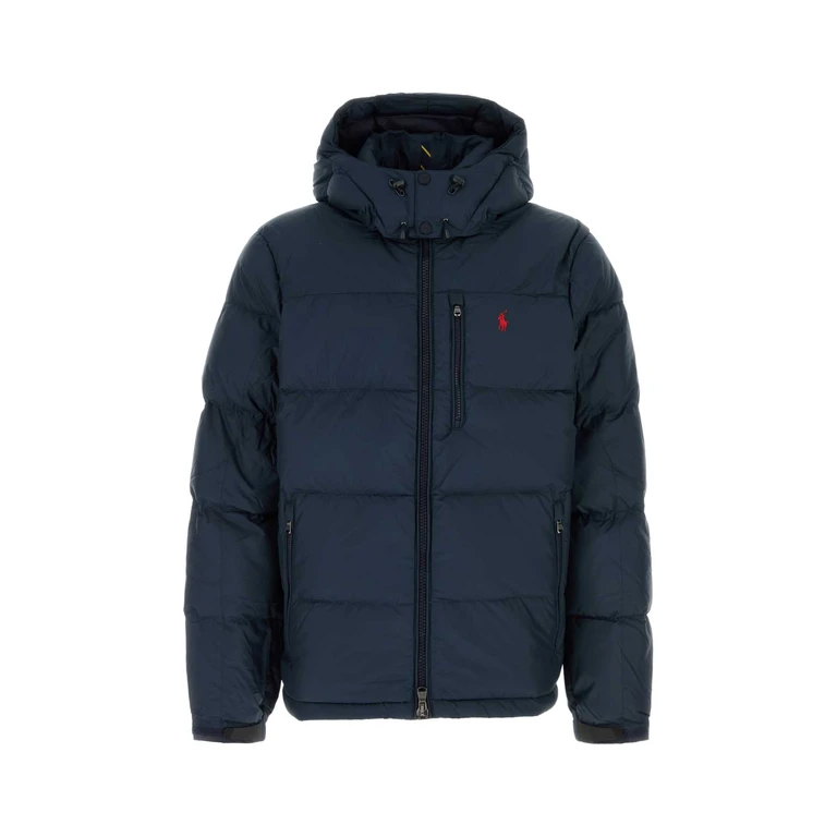 Polo Ralph Lauren Navy Blue Polyester Down Jacket Collectionnavy Piumini - Men