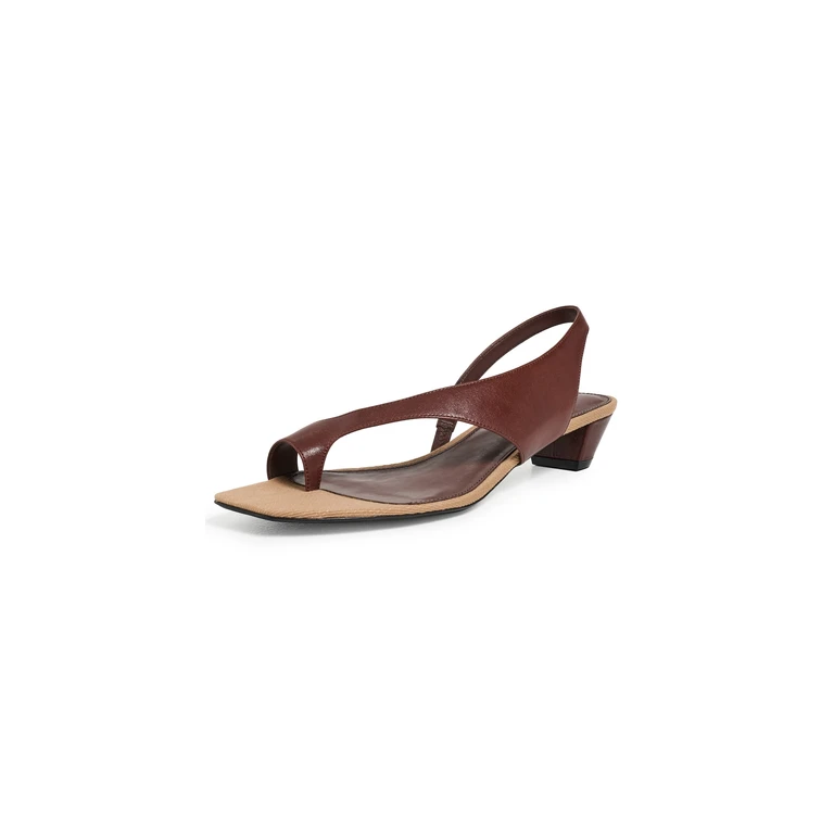 Jeffrey Campbell Blissful Sandals Brown Tan Combo 6