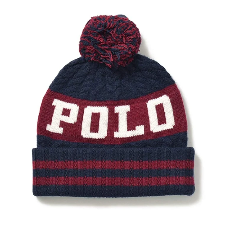 Men's Cable Pom Hat Hats