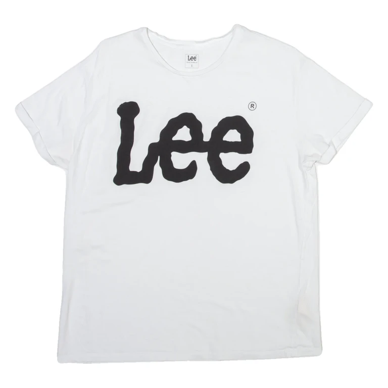LEE Mens T-Shirt White S