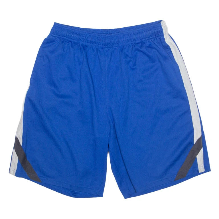 REEBOK Mens Sports Shorts Blue Relaxed L W28