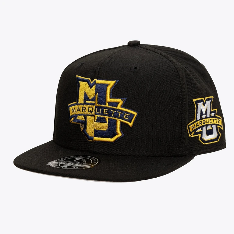 Men's Ncaa Lifestyle Fitted Marquette Fitted Caps