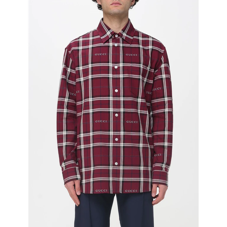 Camicia a fantasia Gucci