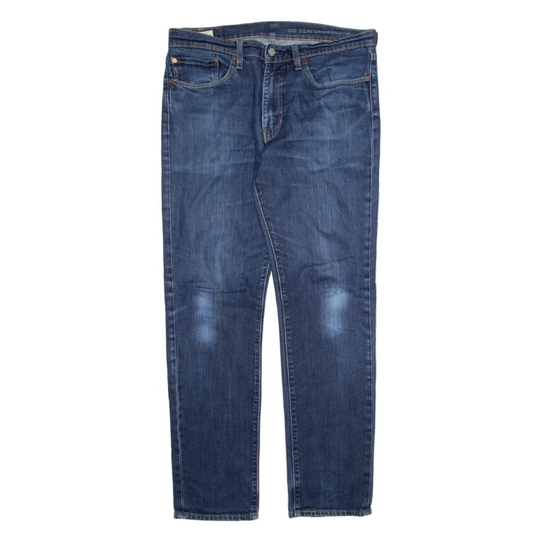 LEVI'S 511 Jeans Mens Blue Slim Straight W34 L32