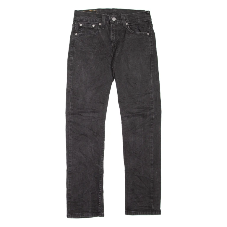 LEVI'S 511 Jeans Mens Black Slim Straight W28 L27