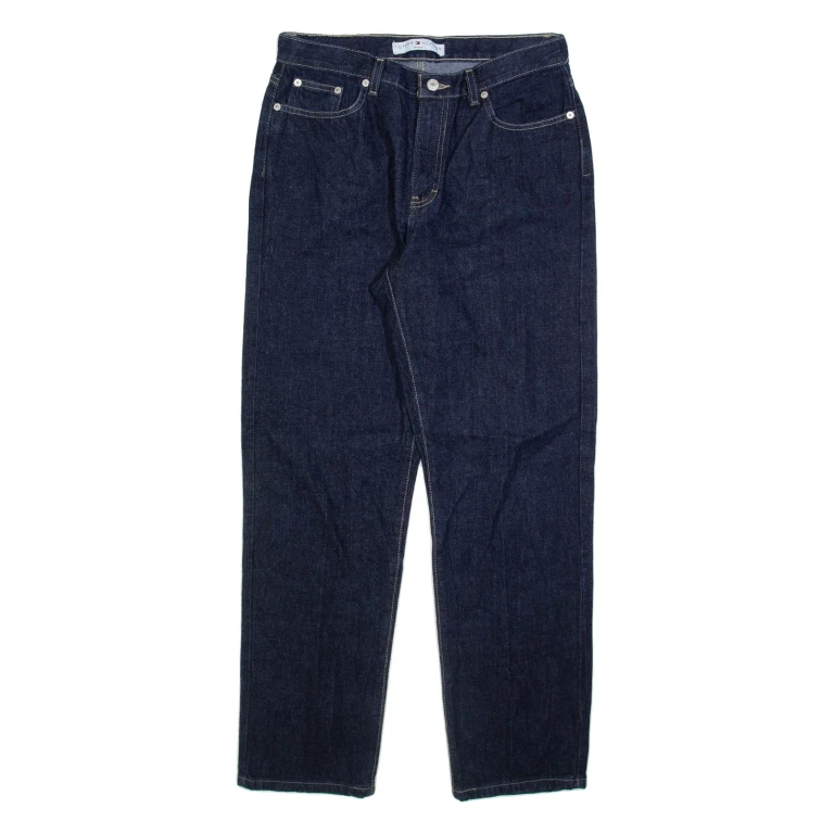 TOMMY HILFIGER Womens Jeans Blue Regular Straight W30 L30