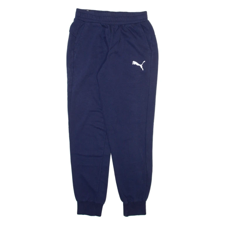 PUMA Mens Joggers Blue Tapered S W26 L30