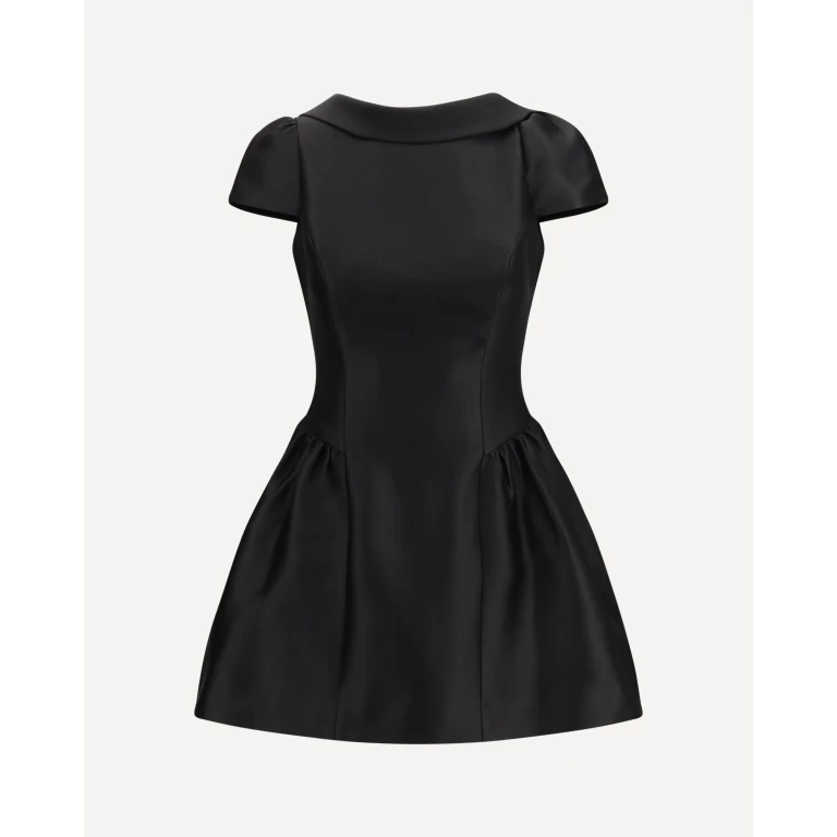 Short taffeta Dress with collar Female 10