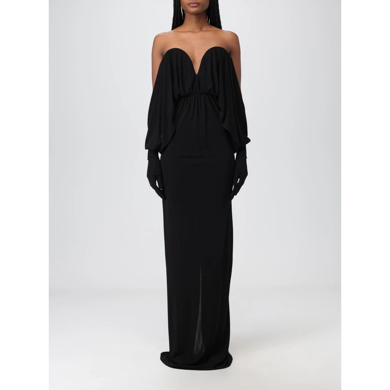 SAINT LAURENT dress in viscose (740962Y7F931000)