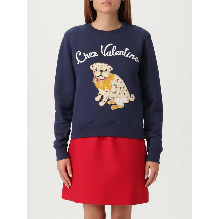 VALENTINO Sweatshirt Woman color Blue (7B3MF24Z9L8D51)