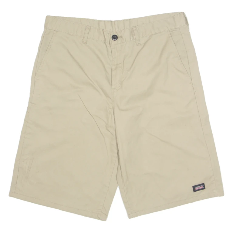 DICKIES Mens Workwear Shorts Beige L W36