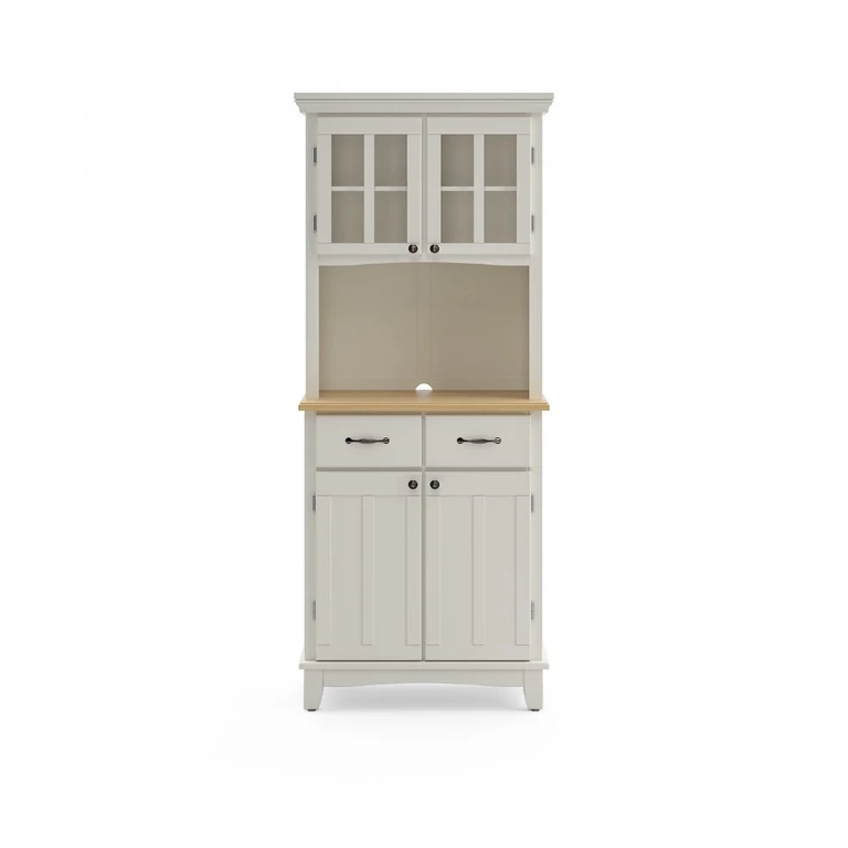 Homestyles Off-White Buffet with Hutch