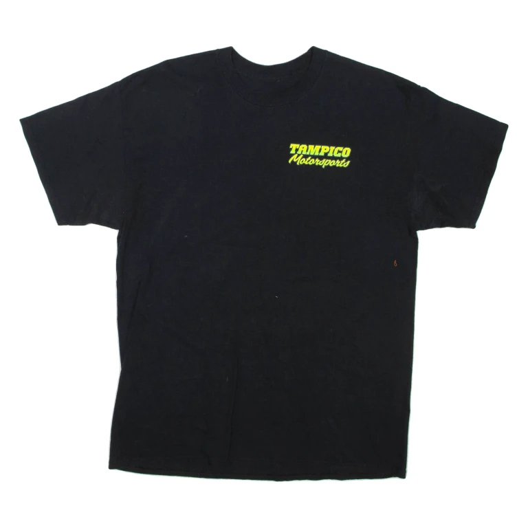 Tampico Motorsports Indiana Mens T-Shirt Black USA L