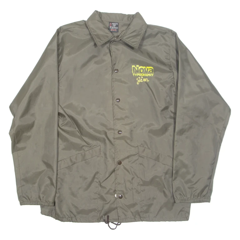 ARISTO JAC Coach Mens Workwear Jacket Grey Nylon M