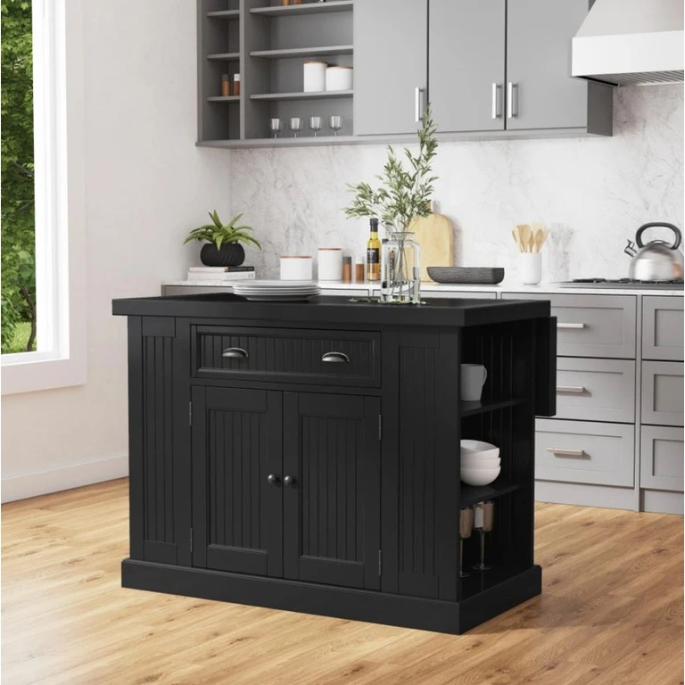 Nantucket Black Kitchen Island