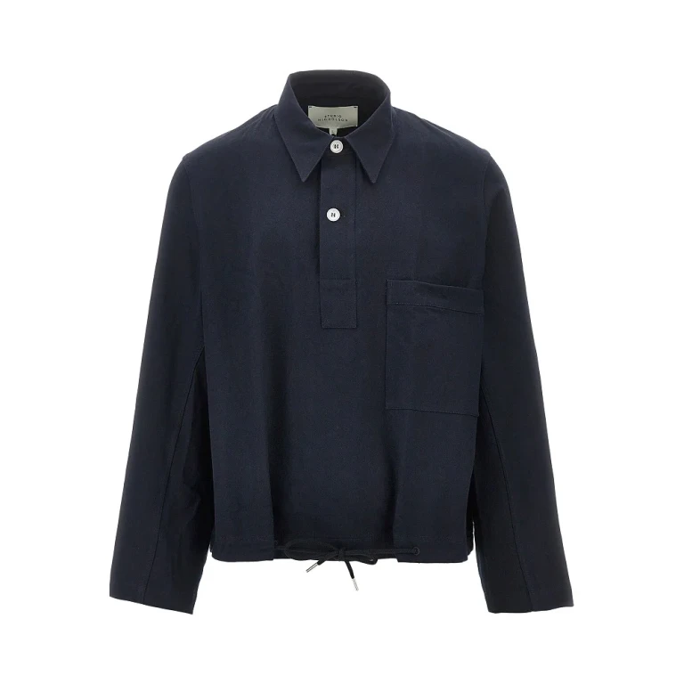 STUDIO NICHOLSON 'Stowe' cotton twill shirt Man S