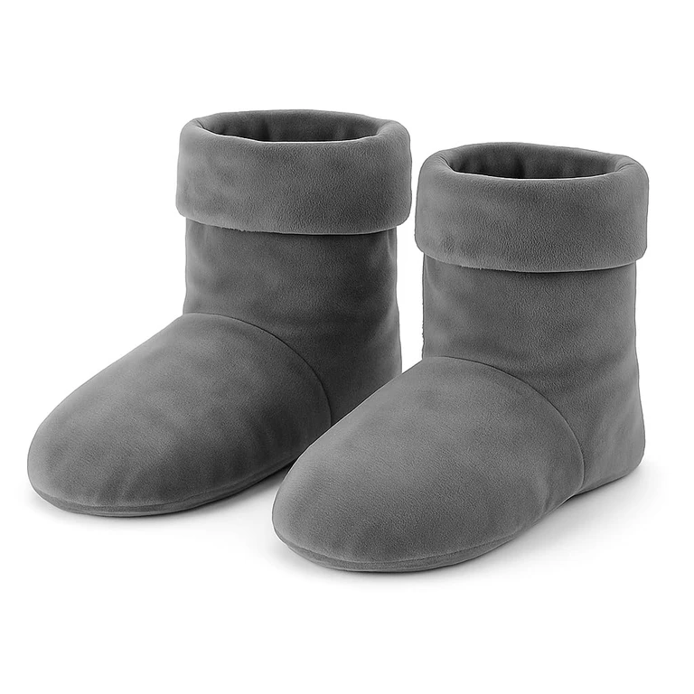 Comfort Booties, Charcoal