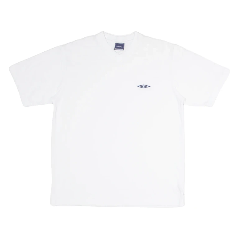 UMBRO Mens T-Shirt White V-Neck L