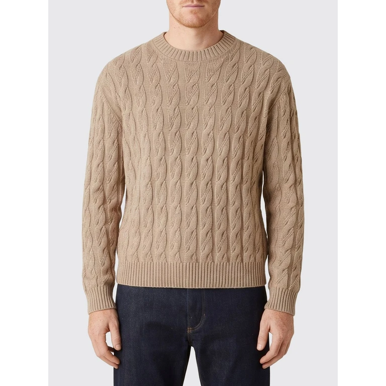 Sweater Men color Nude (UHF76A3110N93)