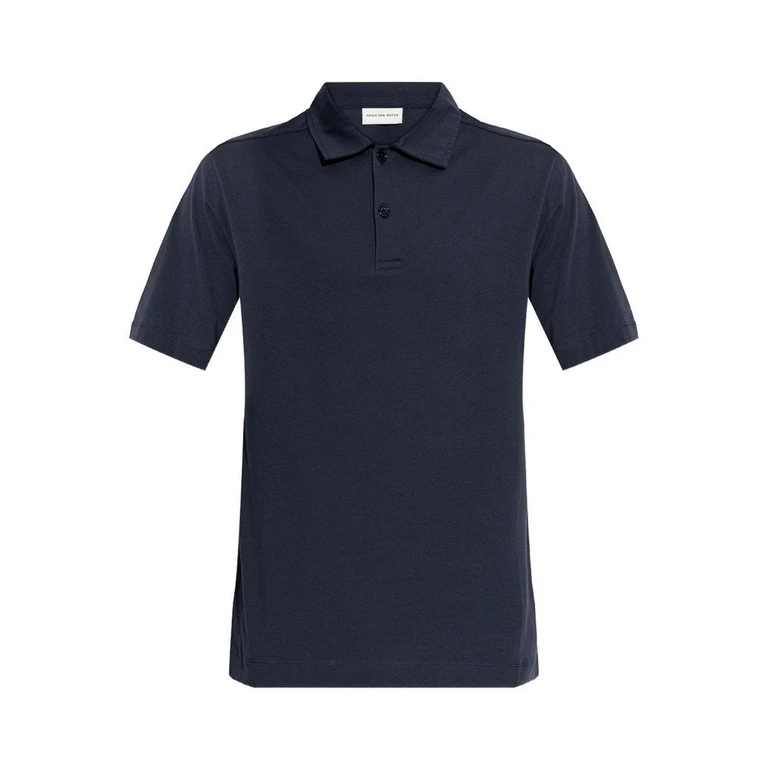 Dries Van Noten Polo - Bleu Foncé (2610211023600509)