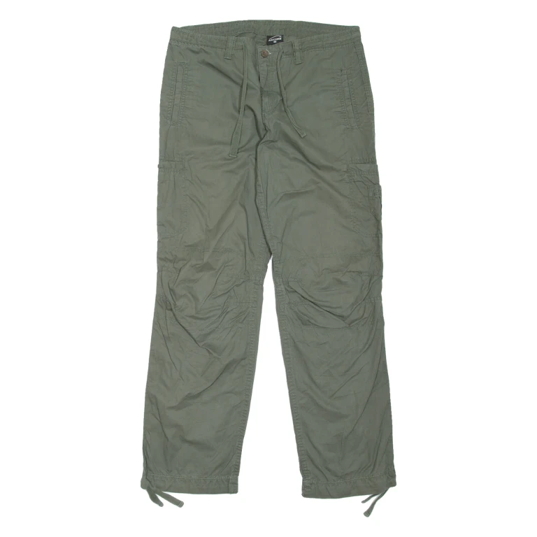 ARTIME Womens Trousers Green Regular Straight W34 L32
